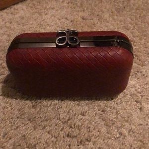 Small Red Arbonne Clutch